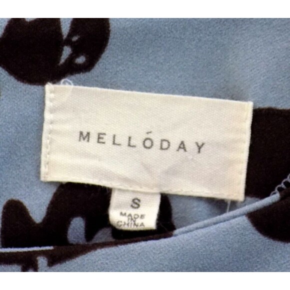 Melloday Top Small Peplum Boho Chic Cottage Office Career Corp (BUNDLE PRICE $6) - Picture 4 of 5